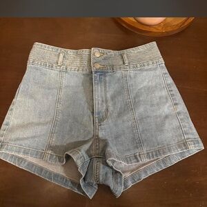 PacSun 70’s Style Light Blue Jean Shorts